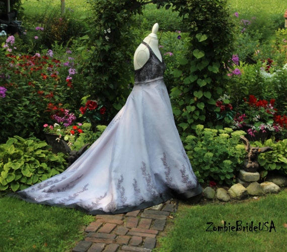 halloween wedding dresses plus size