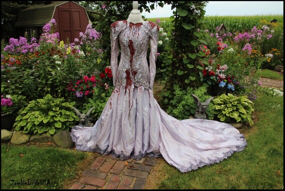 Items Similar To 1990s Vintage Wedding Dress Bloody Bridal Gown