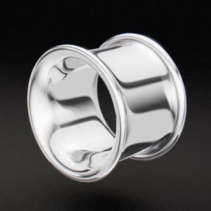 Dilatadores de plata de ley maciza: joyería alternativa artesanal y personalizable