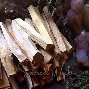 Palo Santo Wood High Resin Holy Wood Two-Piece Bundle for Energy Cleansing, Home Blessing, Purification, Smudging, Protection, and Ritual