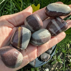 Shiva Stone Tumbled Crystal for Vitality, Enlightenment, Connection to the Divine, Activate Kundalini, All Chakras, Well-Being, Meditation