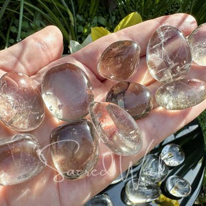 Smoky Quartz Crystal AA+ Tumbled Crystal Large for Grounding, Organization, Practicality, Focus, Patience, Protection, Transmute Negativity