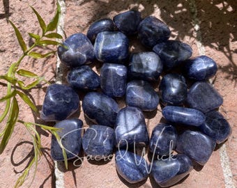Iolite Tumbled Crystal for Inner Vision, Healing, Meditation, Astral Travel, Visions, Intuition, Crystal Healing, Meditation,