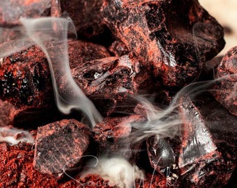 Kadzidło z żywicy „Krew Smoka” z prawdziwego arabskiego sokotra cynbarskiego do rytuałów, energii, uzdrawiania, wypędzania, mocy zaklęć, czarów, wicca, smoków
