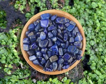 Lapis Lazuli Tumbled Gemstone for Spirituality, Discerning and Speaking the Truth, Psychic Abilities, Healing Crystal, Meditation, Intuition