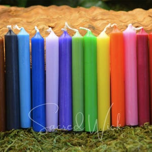 Mini Spell Candles for Spell Kits, Casting, Candle Magick, Energy Work, Rituals, Healing, Witchcraft, Wicca, Pagan, Spiritual Practices