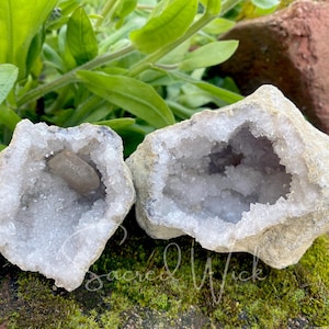 Break Your Own Geode Two Sizes to Choose From for Discovering Your Unique Crystal and Stone Experience