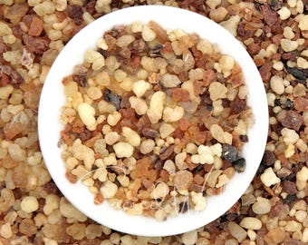 Incienso de resina de incienso y mirra para crear espacios sagrados, rituales, hechizos, purificación, meditación, incienso de templo, brujería y wicca.