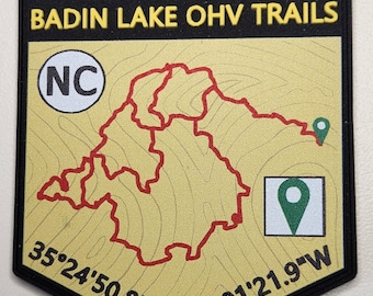 Uwharrie National Forest Trails PVC Patch