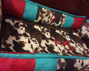 Cowhide Baby Bedding Etsy