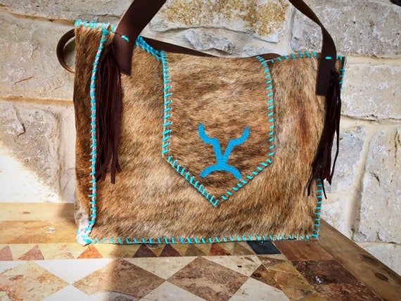 cowhide diaper backpack