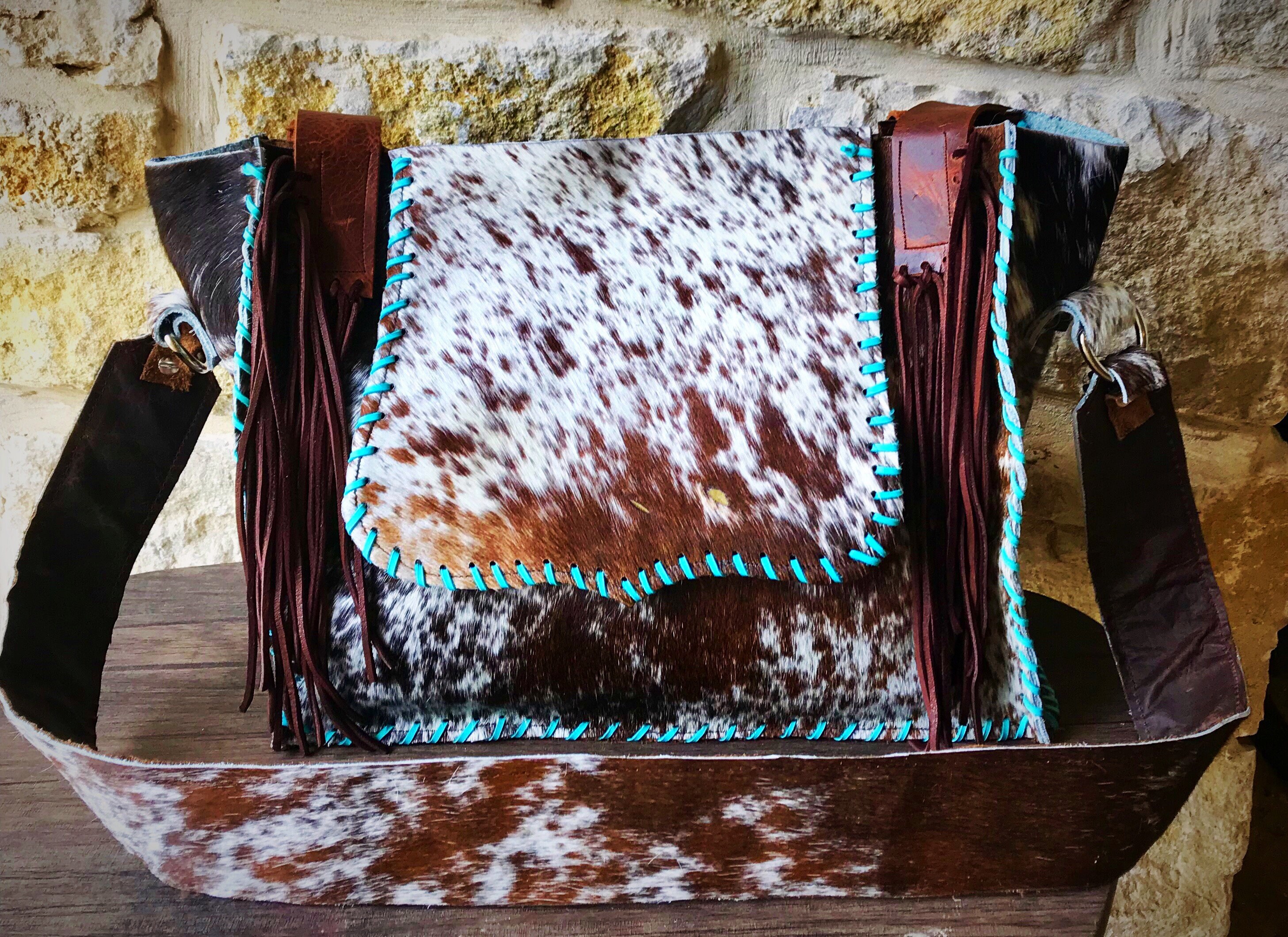 custom cowhide purses