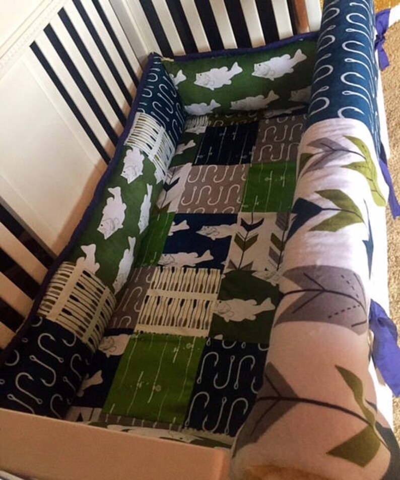 Gone fishing baby bedding set Etsy