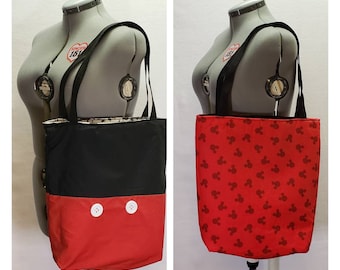 Reversible Mickey mouse tote