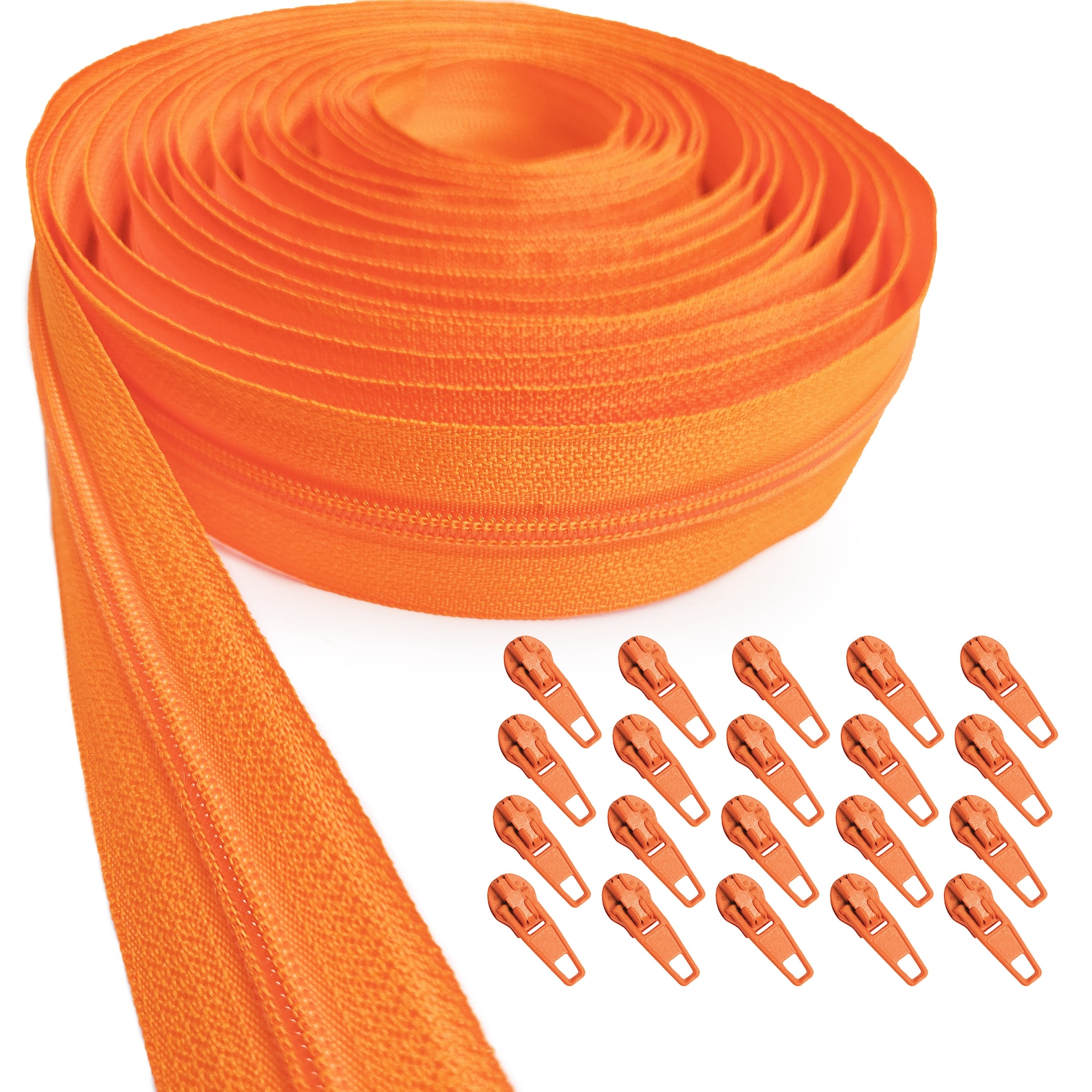 KGS Zipper by Yard Nylon Zipper Roll 4 Yard and 20 Zipper Pulls Etsy