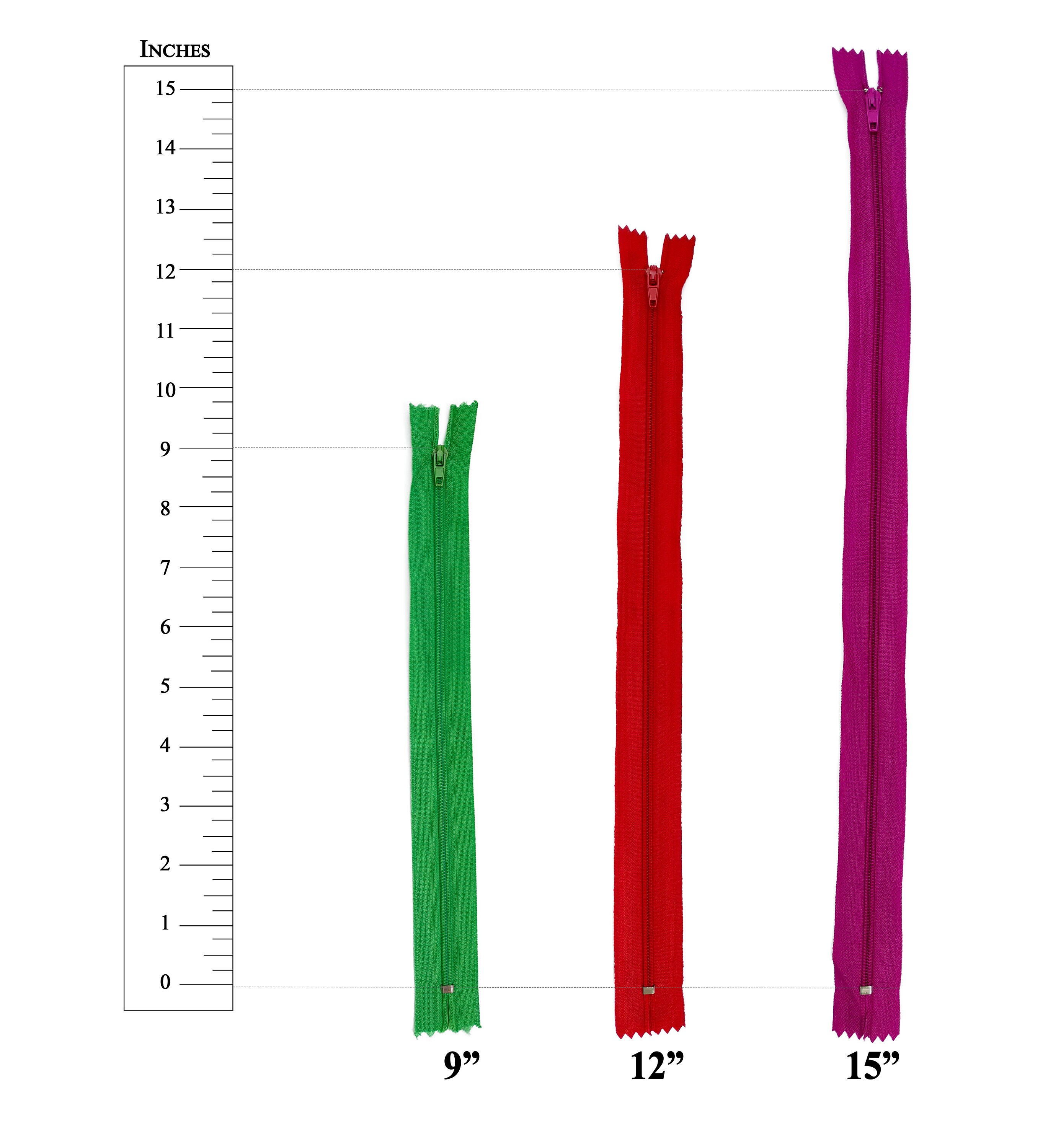 KGS Nylon Zipper Bulk Zippers for Sewing Crafts Bundle of Etsy