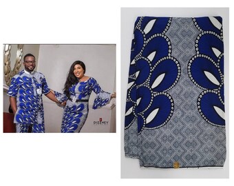royal blue and white african dresses