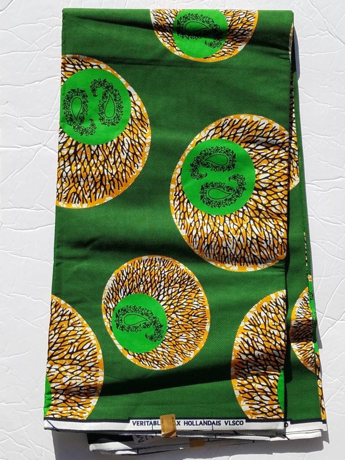 Green Multicolor Ankara Fabric African Clothing African | Etsy