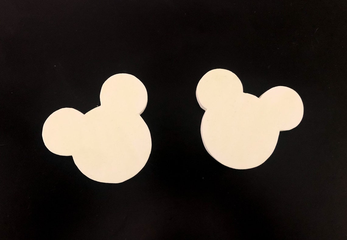 Mickey Mouse Ears Glow in the Dark Wall Decor Kids Room Etsy