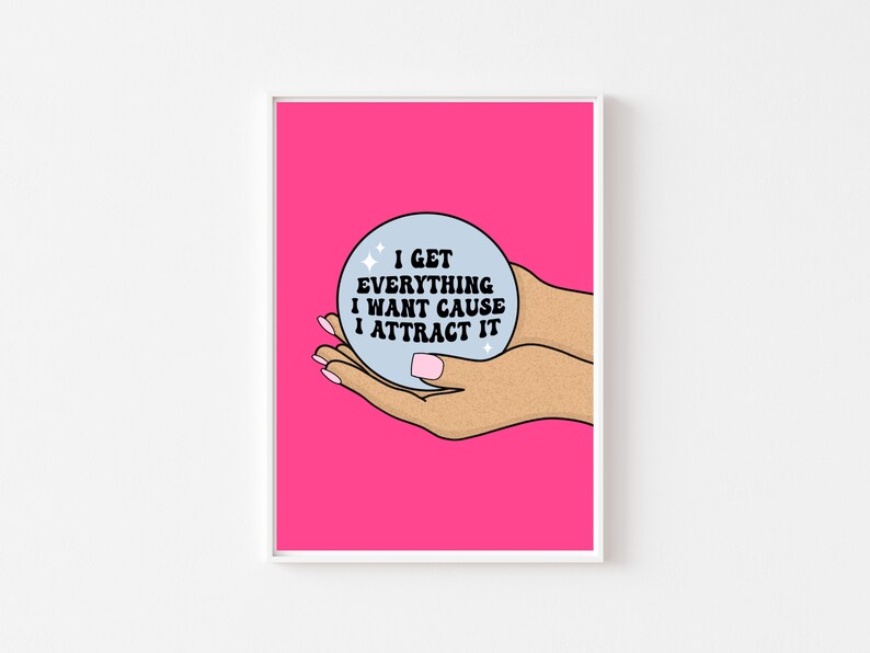 ariana grande lyrics print   magic manifestation etsy