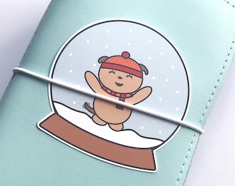 Christmas Die Cut, Planificateur Die Cut, TN Die Cut, Carnet travelers, Snow Globe Die Cut, Chien, . Planificateur vertical