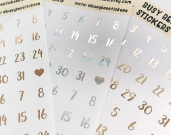 Date Cover Up Planner Stickers, Date Dots, Foil Stickers, Foiled Stickers, Date Covers,   Vertical Planner