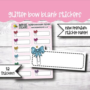 Glitzer Bogen Sticker, Quarter Box Sticker, Büroklammer, Glitzer, Funktionale Sticker, Vertikaler Planer