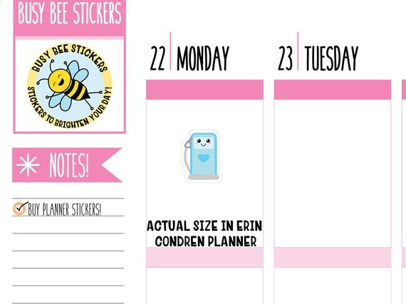 Erin Condren Life Planner Filofax 1142~~Road Trip Vacation Planner Stickers