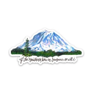 So Will I Mountain Worship Lyric Sticker