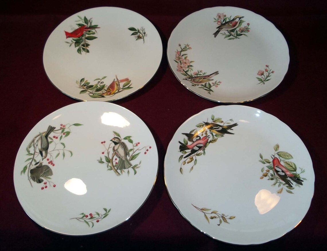 4 Royal Tuscan Fine Bone China Plates Etsy