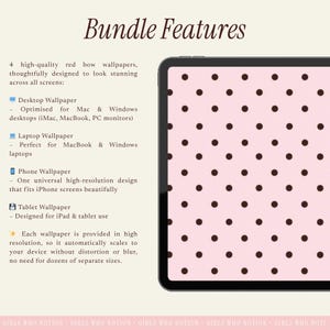 Rosa prickiga tapeter | Estetiska stationära datorer, laptops, Macbook, iPhone, iPad-bakgrunder | Söt minimalistisk digital tapetpaket bild 2