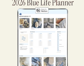 2026 Notion Template Life Planner Notion Dashboard All-in-One Notion Planner Second Brain Digital Planner Notion Finance Notion Aesthetic