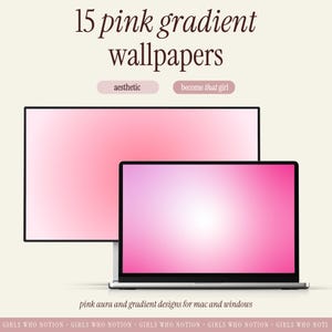 15 Pink Gradient Desktop Wallpapers | Aesthetic, Aura, Pinterest Style MacBook, Icons & iMac Wallpapers