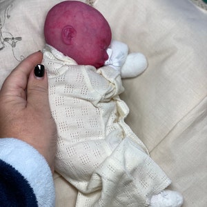 CUSTOM PROTOTYPE silicone cuddle baby Sallie in soft blend