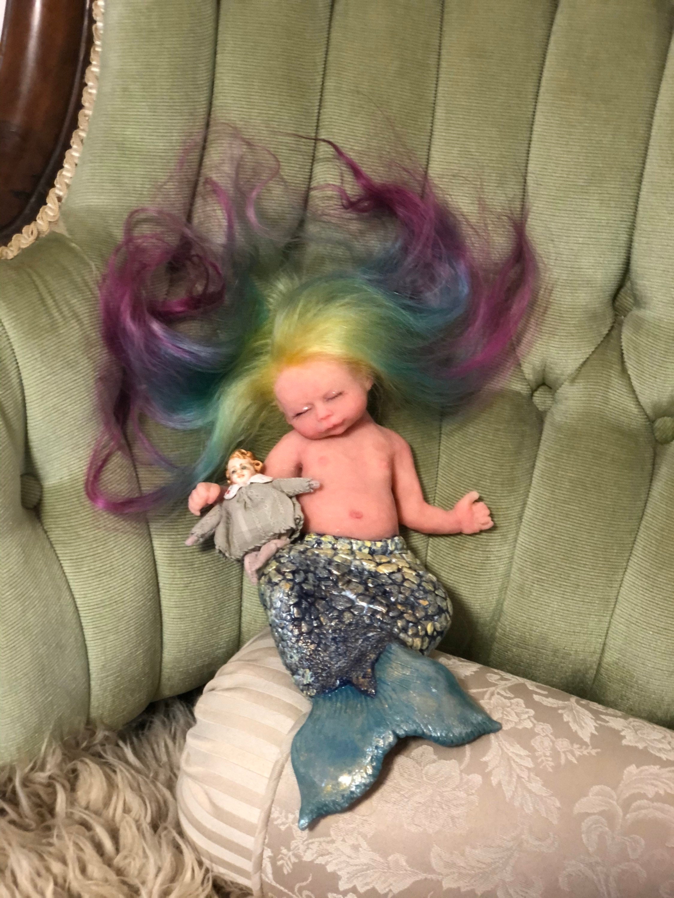 Custom Asleep Full Body Silicone Mermaid Baby 10 Etsy