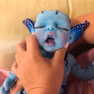 AVAILABLE 17” prototype full body silicone  avatar inspired GIRL in soft blend