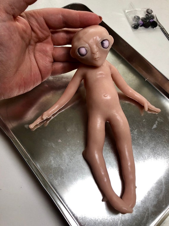 silicone alien baby