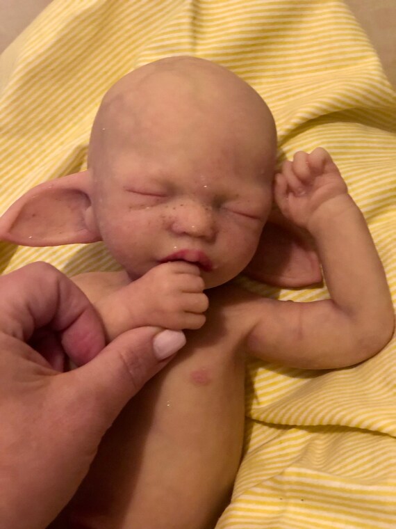 Miniature silicone baby lila sale