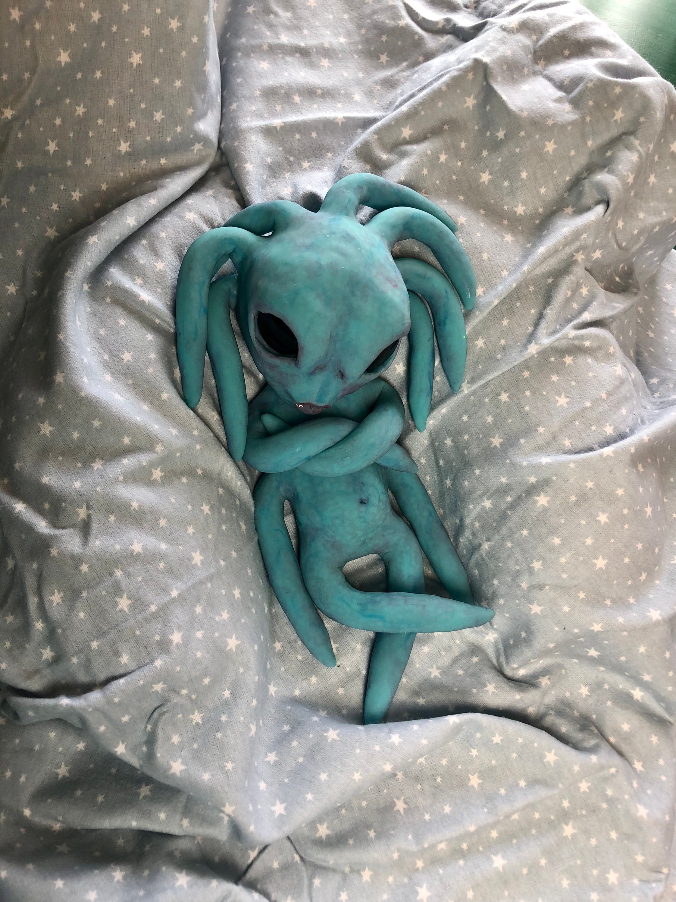 blue squid plush
