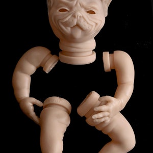 AVAILABLE Reborn fantasy vinyl kit Ozzy by Nadine Dolotova (Werewolf / Elf inspired)