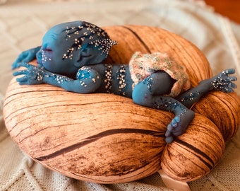 Full body silicone fantasy baby girl in super soft blend