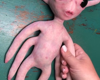 Full body silicone alien squid baby Nova