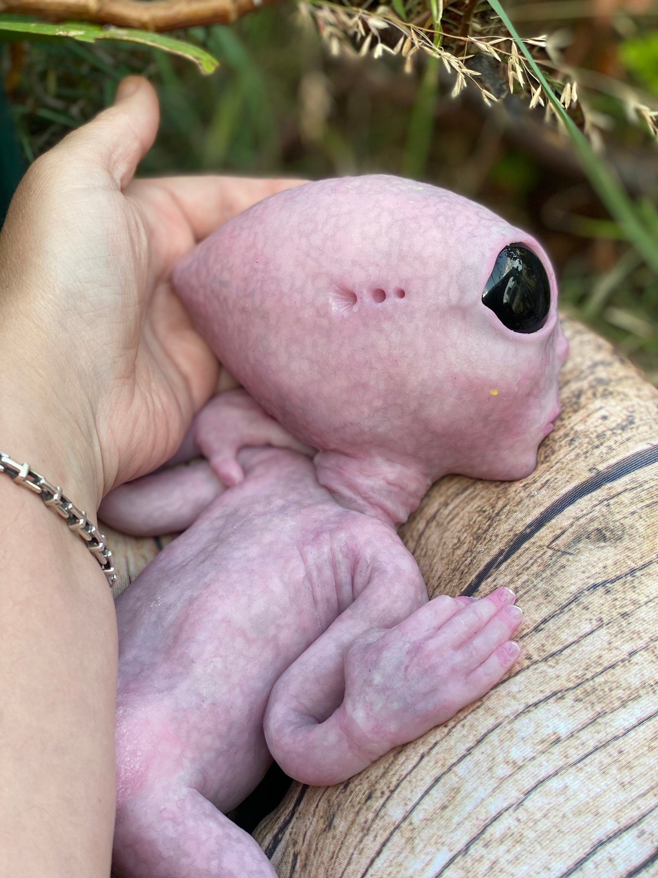 Full body silicone fantasy alien baby girl