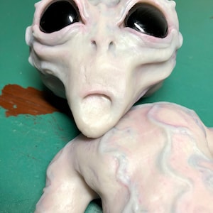 AVAILABLE Prototype Full body silicone creepy alien 18”