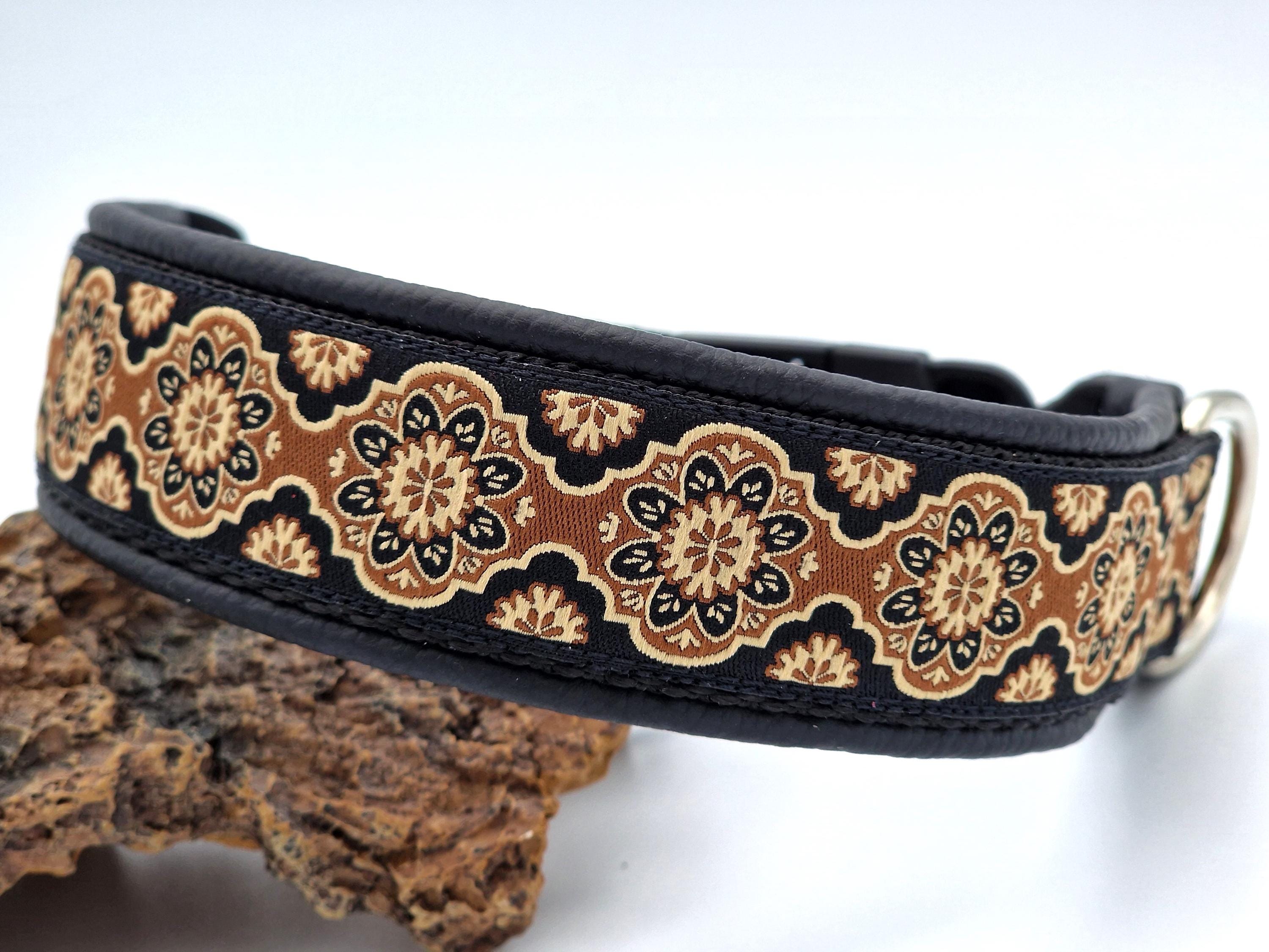 Traumhaftes Hundehalsband cognac