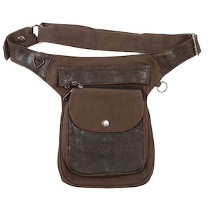 Sidebag, Hüfttasche, Gassitasche Leder