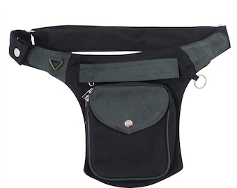 Sidebag, Hüfttasche, Gassitasche Leder