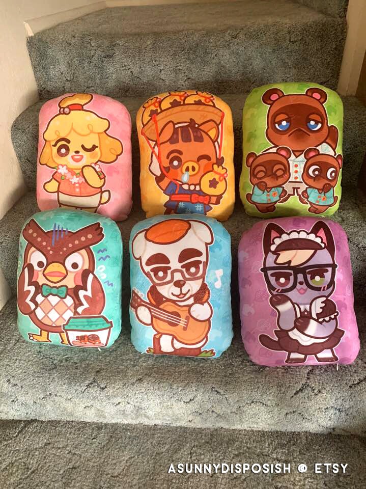 ACNH Plush Pillows Etsy
