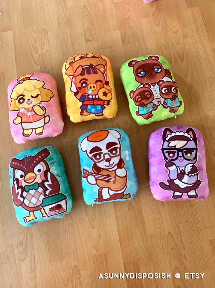 ACNH Plush Pillows Etsy