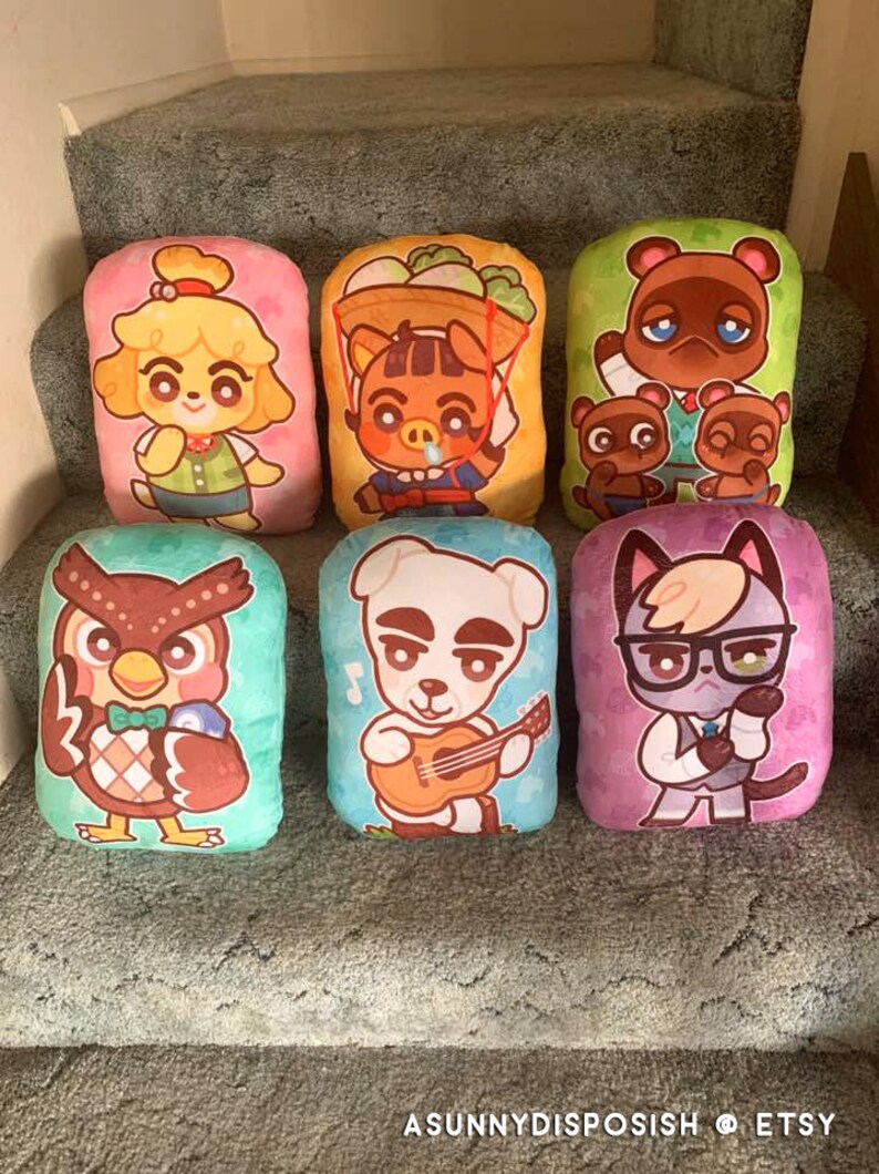 ACNH Plush Pillows Etsy